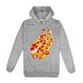 thumbnail image 1 of Gibobby Sudadera con capucha de manga larga de tul con estampado de primavera y verano para niñas pequeñas y bebés(Gris, 5-6 Años), 1 of 2