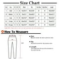 thumbnail image 3 of lulshou Womens Cargo Pants Mid Waist with Pocket Overalls Casual Pants Spring Summer Wide Leg Cargo Pants Business Work Pants, 3 of 9
