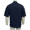 thumbnail image 5 of Vmvidoty Men's Slim Fit Polo Shirt Solid Color Top Streetwear Navy XXL, 5 of 9