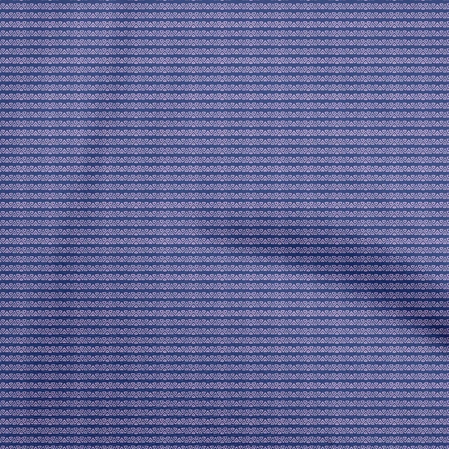 oneOone Cotton Cambric Blue Fabric Asian Block Craft Projects Decor Fabric Printed By The Yard 42 Inch Wide