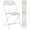 4 Pack White, variant on Plastic folding chair - White - 4 packages - 250-pound load-bearing capacity - Comfortable mobile chair - Lightweight folding chair