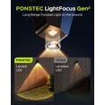 thumbnail image 3 of Ponstec Solar Fence Lights 50 Lumens, LED Deck Lights Solar Powered, IP65 Waterproof Outdoor Fence Lights for Outside Fence Post, Patio Pool Wall, Backyard Steps Pathway Decor, 8 Pack, 3 of 7