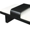 thumbnail image 5 of Meridian Furniture Arlington Cream Chenille Fabric Bench, 5 of 10