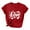 QRJ1-Valentine's Day-Red, variant on VKOYWKM Valentines Day Heart T Shirts for Women Cute Love Heart Graphic Tees Short Sleeve Crew Neck Loose Fit Holiday T-Shirts Valentines Day Gifts Tops