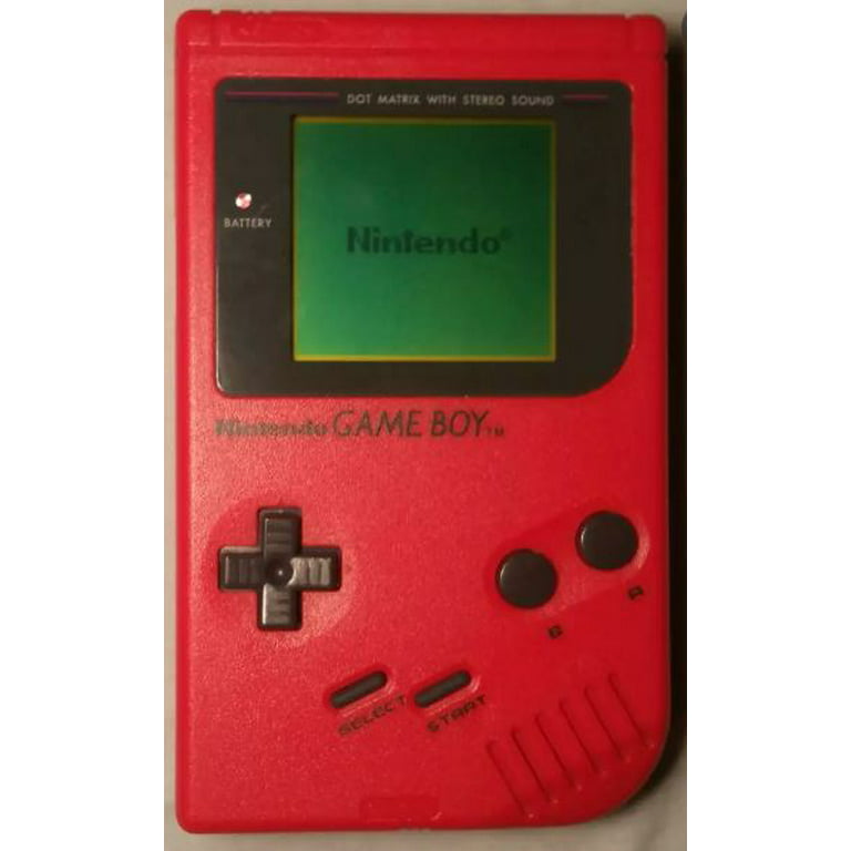 Original Nintendo GameBoy Console It - Red - 100% OEM - Walmart.com