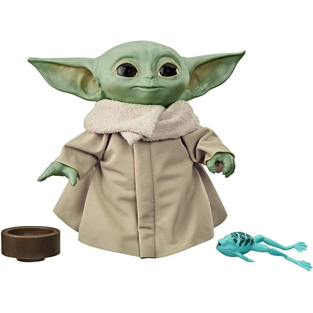 star wars mandalorian the child talking plush