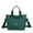 Green, variant on Women Crossbody Bags Top Handle Tote Multi Pockets Detachable Handbag Large Capacity Wallet Purse Adjustable Strap Nylon Zipper Shopping