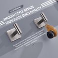 thumbnail image 5 of KOKOSIRI Robe Hook Bathroom Towel Coat Hooks for Bath Kitchen Wall 2 Pack Brushed Nickel B1013BR-P2, 5 of 9