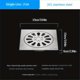 thumbnail image 1 of 1pc Stainless Steel Floor Drain, Deodorant Bathroom Shower Hair Catcher, Practical Shower Drain Hair Catcher For Kitchen Bathroom, 1 of 4
