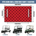 thumbnail image 3 of Deluxe Golf Cart Seat Cover 51" x 31", Made of High-Quality Microfiber Towel, Fits EZGO, Yamaha, Club Car, 3 of 8