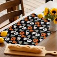 thumbnail image 4 of Halloween Placemats Set of 4 Funny Ghost Pumkin Monster Place Mats Fall Placemat Orange Cute Cartoon Table Mats for Dining Kitchen Table Holiday Dinner Party Home Decorations 13x19 Inch, 4 of 8