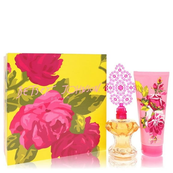 Women Gift Set -- 3.4 oz Eau De Parfum Spray   6.7 oz Body Lotion by Betsey Johnson