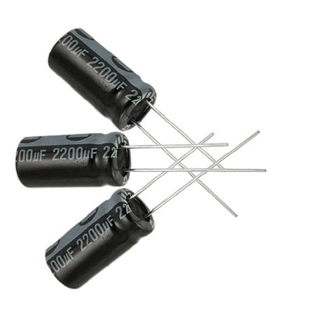 

3 x 2200UF 16V 105C Radial Electrolytic Capacitor 10x20mm
