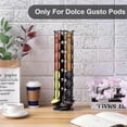 thumbnail image 5 of Capsule Holder For 32 Dolce Gusto Capsules, Holder For Storing Coffee Capsules, Non-slip Base, Rotatable, Black, 5 of 5
