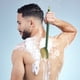 thumbnail image 4 of Cepillo de Espalda de Baño con Mango Largo y Cerdas de Nailon Suaves, Exfoliante Corporal, Cepillo de Baño de 37 X 8 Cm con Cordón para Ducha y Baño., 4 of 5
