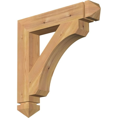 

Ekena Millwork 3 1/2 W x 22 D x 22 H Legacy Arts & Crafts Smooth Bracket Western Red Cedar
