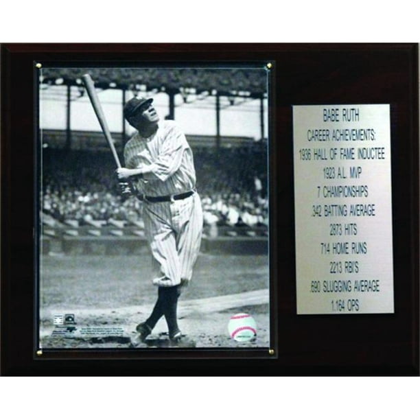 C & I Collectables 1215RUTHST MLB Nana Ruth New York Yankees Carrière Stat Plaque