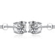 thumbnail image 5 of Pendientes de circonita de cuatro garras de plata S925, pendientes sencillos de un solo diamante, pendientes de diamantes de moda para hombres y mujeres, 5 of 5