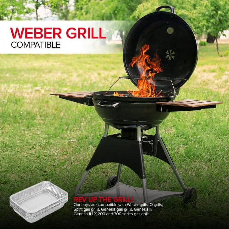  Weber Grills Compatible Drip Pans [30-Pack], Bulk