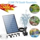 thumbnail image 2 of Bomba de fuente solar de 2,5 W, con 6 boquillas y tubería de agua de 4 pies, bomba de energía solar para baños de pájaros, estanques, jardines y otros lugares SMTX, 2 of 4