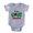 Heather Grey, variant on CafePress - Onederful Ladybug Birthday - Cute Infant Baby Football Bodysuit