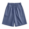 thumbnail image 6 of Women's 5" High Waisted Swim Board Shorts Quick Dry Beach Shorts with Pockets UPF 50+ Swimsuit Bottoms Loose Wide Leg Shorts, 6 of 6