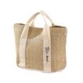 thumbnail image 1 of Ediodpoh Large Capacity Beach Straw Bag Bucket Hand Held Shoulder Bag Beach Play Summer Storage Large Capacity Straw Bag With DIY Design Beige, 1 of 9