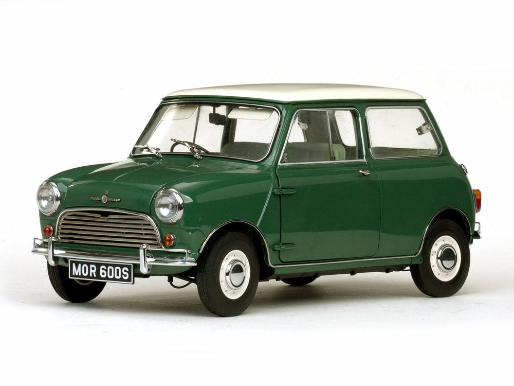 1963 Morris Cooper S, Green - Sun Star 5304 - 1/12 Scale Diecast