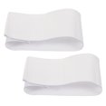 thumbnail image 1 of ORDDIART 2Pcs White Football Captain Armband Adjustable Elastic Soccer Sports Band Blank DIY Surface, 1 of 7