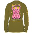 thumbnail image 1 of Camiseta de manga larga Simply Southern Chin Up Buttercup Verde Guacamole Talla Unisex, 1 of 3
