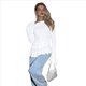 thumbnail image 2 of Blusa de para Mujer, de Larga Abullonada, con Cuello y Hombros Descubiertos, Ajustada, para Salir, Estilo Y2K. L, 2 of 10