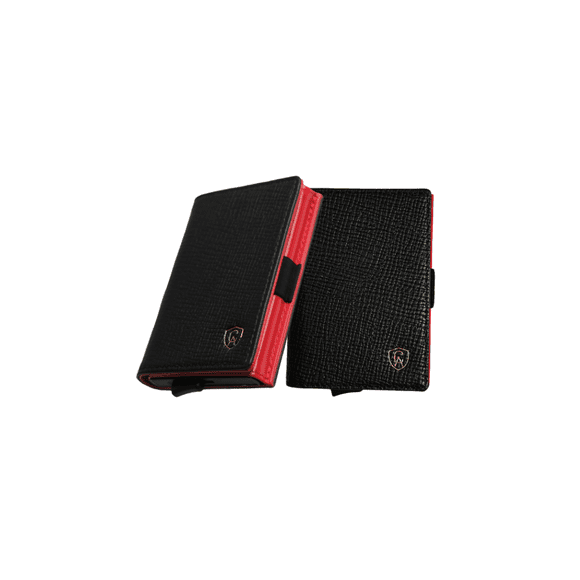 Cartera Inteligente RFID Hombre Piel Slim CAVAARTIS One Million negro