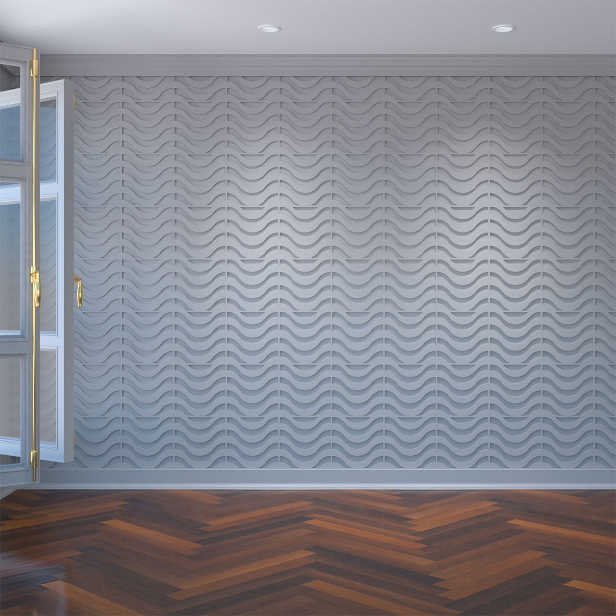 Small Parker Decorative Fretwork Wall Panels in Architectural Grade PVC