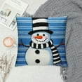 thumbnail image 2 of COMIO  Christmas Winter Pillow Covers Decoration,Buffalo Plaid Farmhouse Christmas Snowman Winter Throw Pillows Cushion Case Couch Decor for Christmas Home Outdoor Decorations, 2 of 5