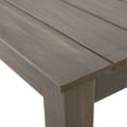 thumbnail image 2 of GDF Studio Avacyn Outdoor Acacia Wood 4 Seater Chat Set with Cushions, Gray and Dark Gray, 2 of 13