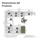 thumbnail image 3 of Cocina Integral Completa Modular Madesa Vik 270cm BV 03, 3 of 4