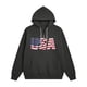 thumbnail image 3 of MHFRRA Sudadera Ligera con Capucha y Media Cremallera Estampada para Uso Deportivo Informal y Entrenamiento Al Aire Libre Negro, 3 of 3