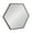 Black, variant on Kate and Laurel Rhodes Modern Hexagon Wall Mirror, 22 x 31, Natural Teak, Chic Geometric Mirror for Wall