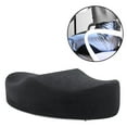 thumbnail image 5 of Memory Foam Seat Cushion, Seat Cushion with Carry Handle Comfortable Cushion for Home Office Chair Pad, Breathable Cushion for Wheelchair - Black, 44.5x24x10.5cm, 5 of 10