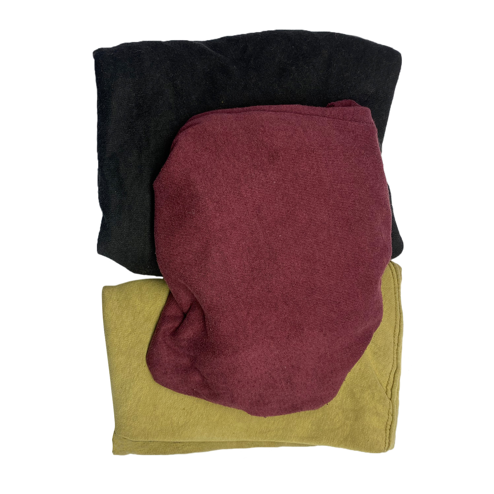 SupremePlus Recycled Color Fleece Rags for Wiping, Multipurpose Cleaning Cloth - 50 lbs. Box