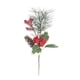thumbnail image 2 of Esquejes de agujas blancas navideñas | Ramas de plástico esmerilado de 25 cm para decoración navideña | Tallos flexibles para árboles de Navidad, coronas y centros de mesa DIY, 2 of 5