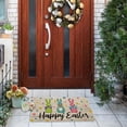 thumbnail image 2 of Happy Easter Door Mat 30 X 17 Inch Easter Peeps Doormat Indoor Outdoor Entrance Floor Rug Non Slip Spring Easter Decor Rubber Welcome Mats, 2 of 6