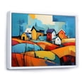 thumbnail image 2 of Designart "Abstract Farmstead composition" Modern Floater Framed Canvas Print, 2 of 7