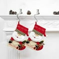 thumbnail image 2 of Christmas Stocking Holders - Stocking Hangers for Mantel, Christmas Tree Snowman Snowflake Reindeer Non-Slip Metal Stocking Hooks, 2 of 5