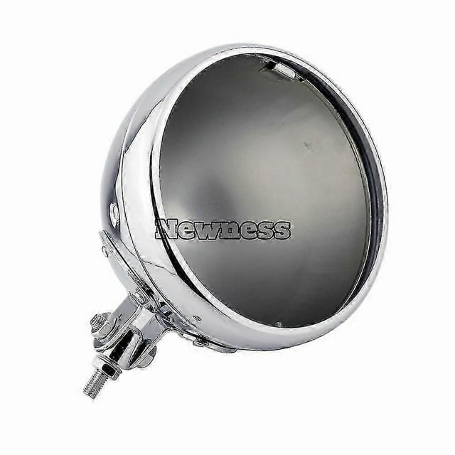 Motorcycle Universal Bottom Mount 7" Headlight Led Headlamp Light Cover Bucket Housing For Harley Custom Black/chrome