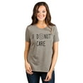 thumbnail image 2 of I Donut Care Women's Fashion Relaxed T-Shirt Tee Heather Tan Medium, 2 of 3