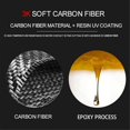 thumbnail image 4 of 3X Carbon Fiber Center Console Trim Strip for C Class W204 2007-2010, 4 of 5