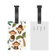 thumbnail image 5 of Sikiie Monkeys Swinging from Palms Luggage Tags Privacy Cover ID Label Suitcase Tags Identifiers For School Bags,Suitcases, 5 of 7