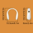 thumbnail image 3 of Portable USB Rechargeable Neck Heater with 4-Temperature Control (40 ℃/45 ℃/50 ℃/55 ℃), 2400 mAh Power Bank Function, ABS Material, 16.5 x 15.5 x 6 cm, 3 of 9