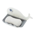 thumbnail image 5 of Unique Bargains 1 Pc Soap Dish Cartoon Whale Soap Holder for Bathroom White, 5 of 6